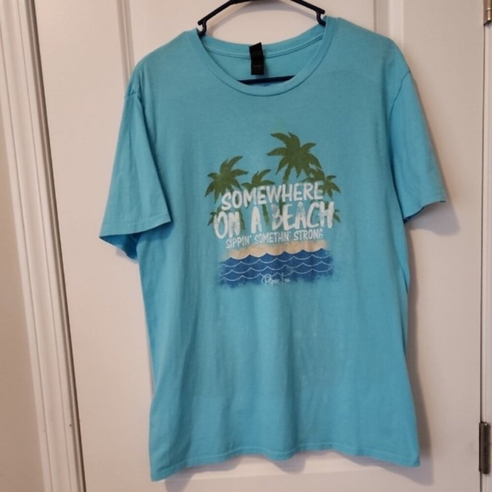 Piper Lou Somewhere On A Beach Sippin Somethin Strong Tshirt